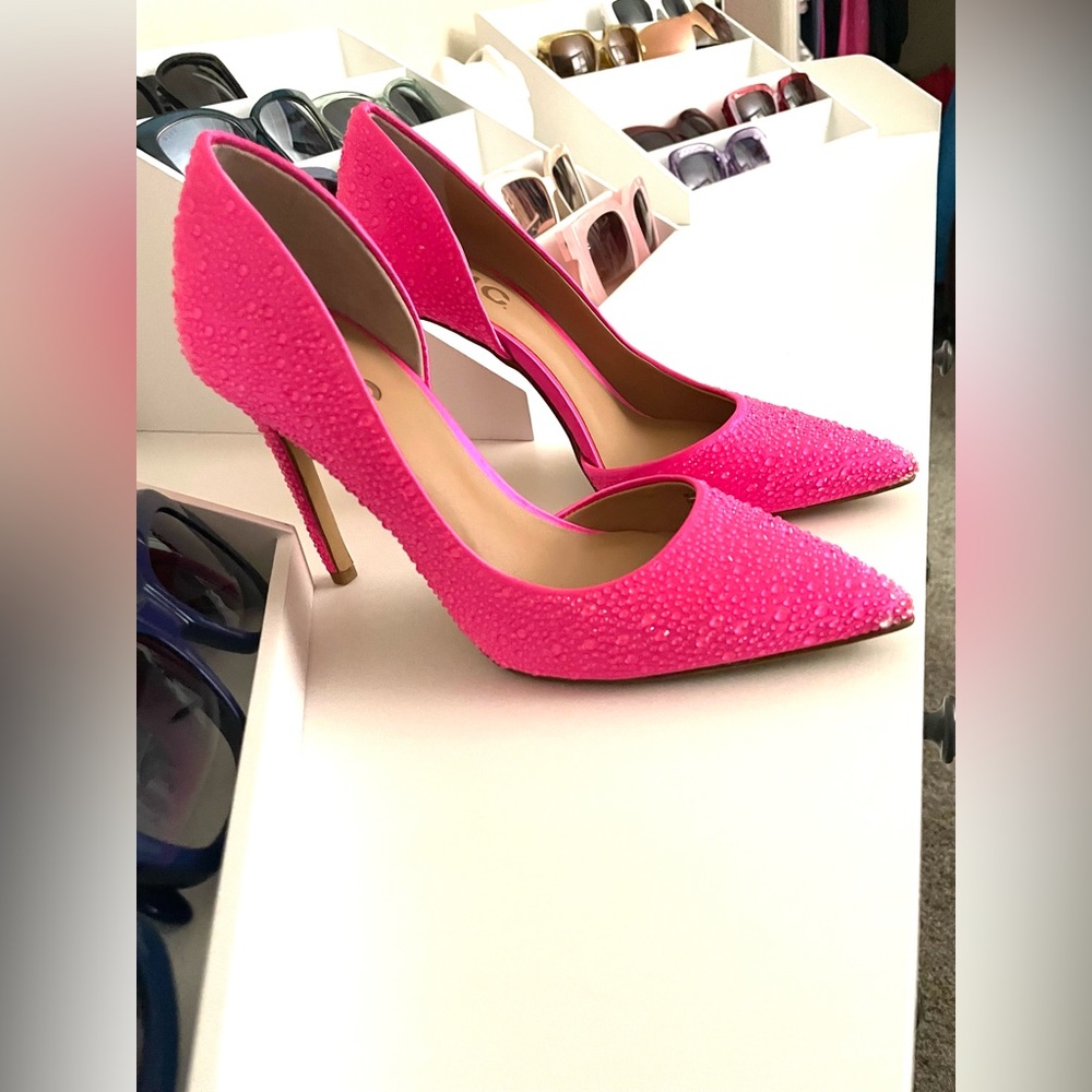 INC Rhinestone Pink Pumps 5